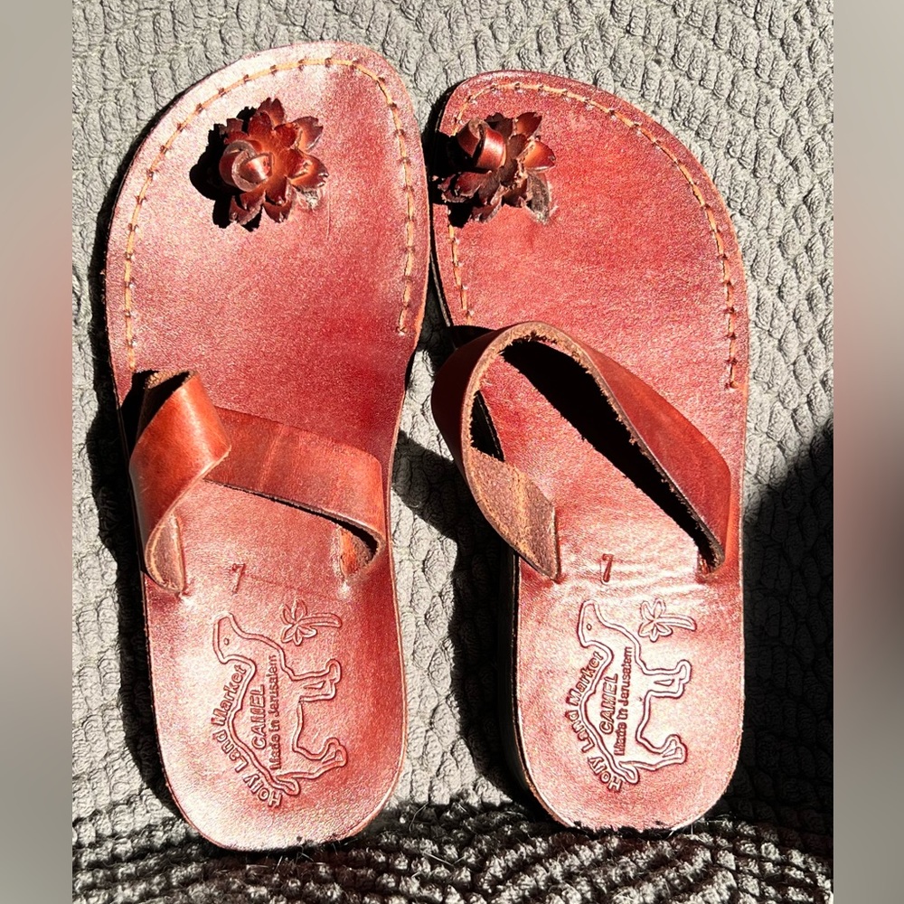 Camel sandals 7